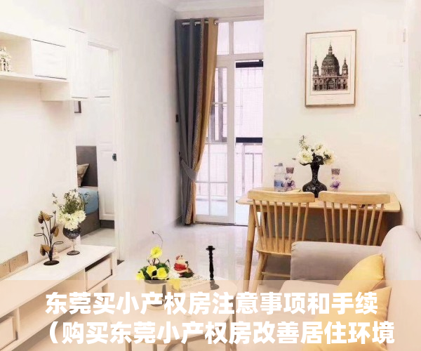 东莞买小产权房注意事项和手续（购买东莞小产权房改善居住环境需要怎么做？）