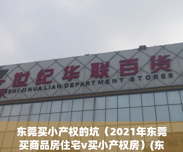 东莞买小产权的坑（2021年东莞买商品房住宅v买小产权房）(东莞买小产权合适吗)