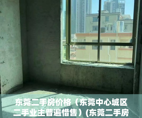 东莞二手房价格（东莞中心城区二手业主普遍惜售）(东莞二手房价2021最新价格)