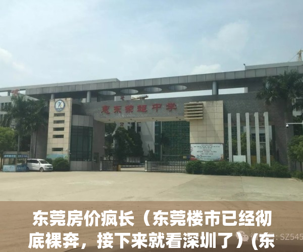 东莞房价疯长（东莞楼市已经彻底裸奔，接下来就看深圳了）(东莞房价太变态了)