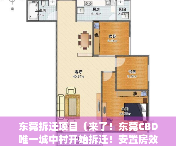 东莞拆迁项目（来了！东莞CBD唯一城中村开始拆迁！安置房效果图曝光）(东莞哪些地方拆迁)