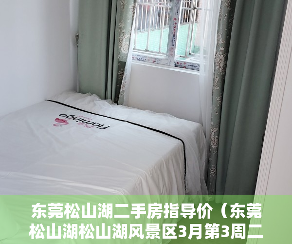 东莞松山湖二手房指导价（东莞松山湖松山湖风景区3月第3周二手房均价58120元平，环比微跌，看哪个小区有潜力？）