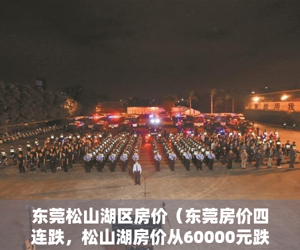 东莞松山湖区房价（东莞房价四连跌，松山湖房价从60000元跌到40000元一平）