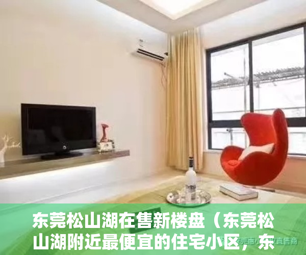 东莞松山湖在售新楼盘（东莞松山湖附近最便宜的住宅小区，东坑精装修红本商品房《松湖新城》投资自住好选择 总价低租金回报率高 内部认购价格优惠配套齐全定位）