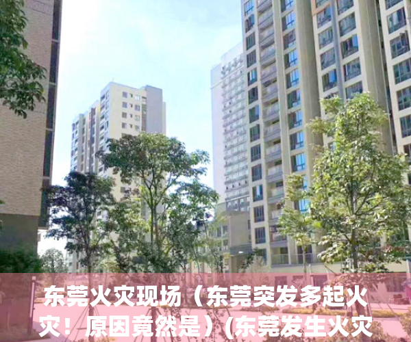 东莞火灾现场（东莞突发多起火灾！原因竟然是）(东莞发生火灾)
