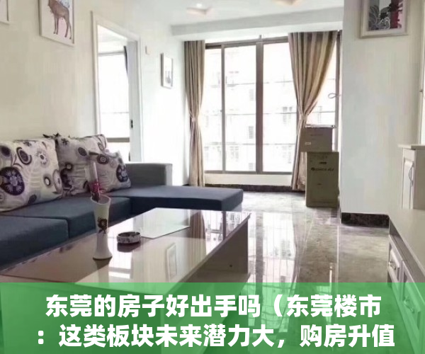 东莞的房子好出手吗（东莞楼市：这类板块未来潜力大，购房升值空间高）