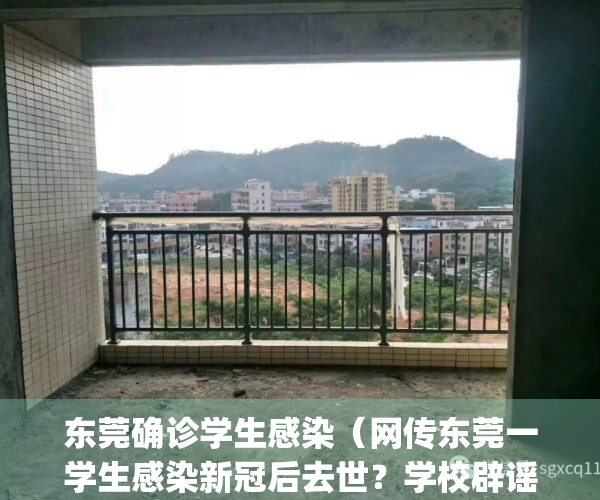 东莞确诊学生感染（网传东莞一学生感染新冠后去世？学校辟谣）(东莞学生感染病毒)
