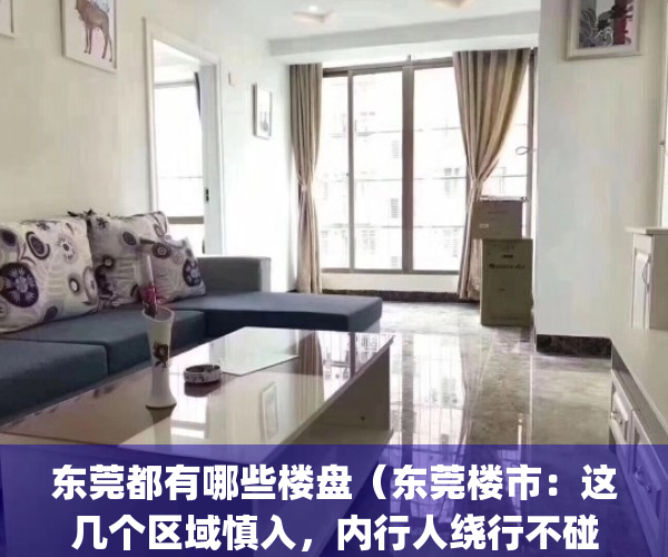 东莞都有哪些楼盘（东莞楼市：这几个区域慎入，内行人绕行不碰）(东莞值得买的楼盘)