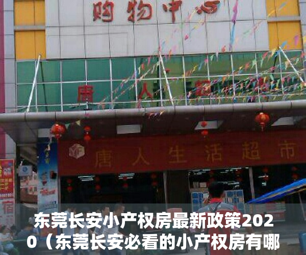 东莞长安小产权房最新政策2020（东莞长安必看的小产权房有哪些，什么价格？）