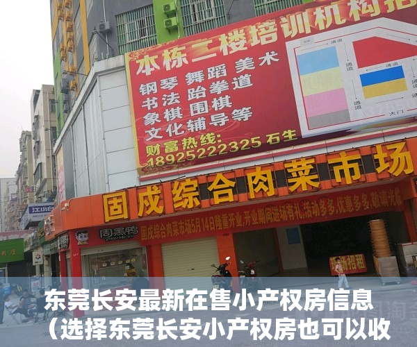 东莞长安最新在售小产权房信息（选择东莞长安小产权房也可以收获满满!）