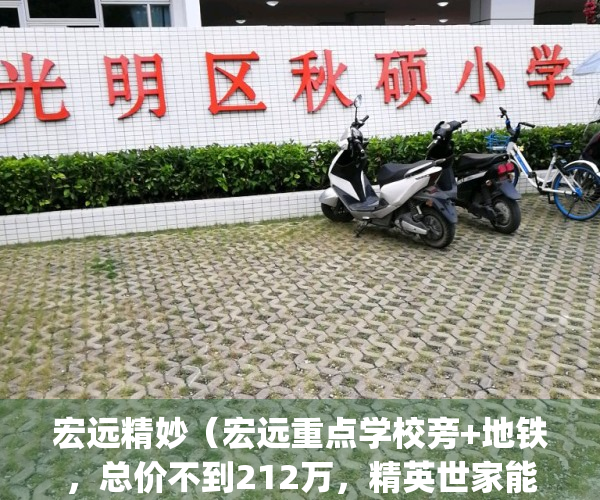宏远精妙（宏远重点学校旁+地铁，总价不到212万，精英世家能买么？）(宏运世家精英俱乐部是什么)