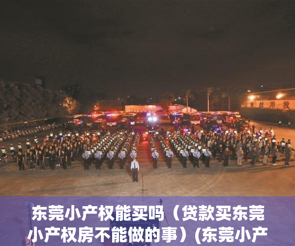 东莞小产权能买吗（贷款买东莞小产权房不能做的事）(东莞小产权房子可以买吗)