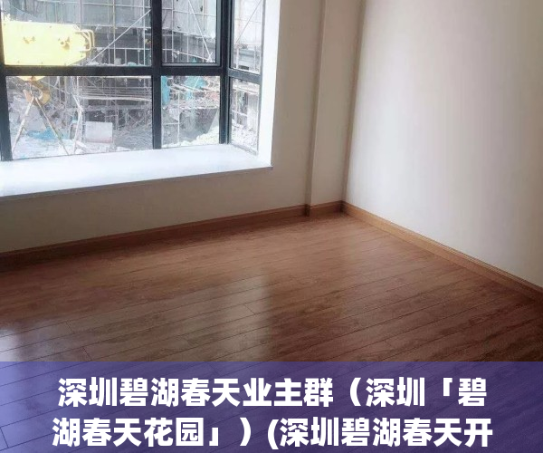 深圳碧湖春天业主群（深圳「碧湖春天花园」）(深圳碧湖春天开盘单价)