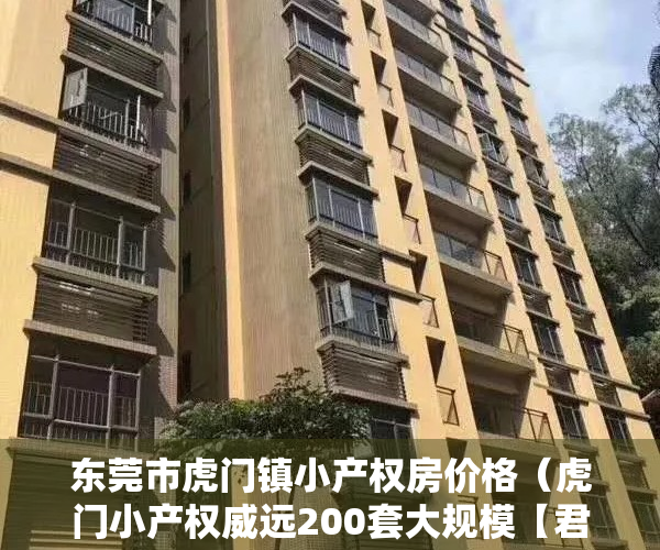 东莞市虎门镇小产权房价格（虎门小产权威远200套大规模【君汇‬新天】 特价三房5388㎡起步）