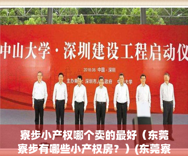 寮步小产权哪个卖的最好（东莞寮步有哪些小产权房？）(东莞寮步小产权房多少钱一平米)