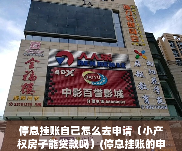 停息挂账自己怎么去申请（小产权房子能贷款吗）(停息挂账的申请流程)