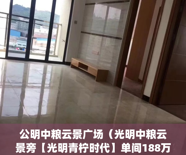 公明中粮云景广场（光明中粮云景旁【光明青柠时代】单间188万起）(光明新区中粮云景房价)