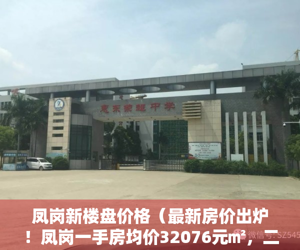 凤岗新楼盘价格（最新房价出炉！凤岗一手房均价32076元㎡，二手房价均价为）