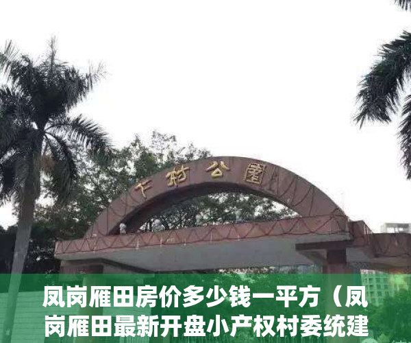 凤岗雁田房价多少钱一平方（凤岗雁田最新开盘小产权村委统建楼《雁田-龙平府》距离深圳平湖一路之隔《雁田-龙平府》凤岗汽车站200米  《雁田-龙平府》）