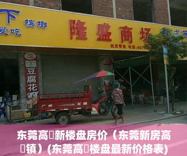 东莞高埗新楼盘房价（东莞新房高埗镇）(东莞高埗楼盘最新价格表)