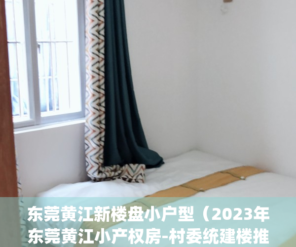 东莞黄江新楼盘小户型（2023年东莞黄江小产权房-村委统建楼推荐！）(东莞黄江镇新楼盘)