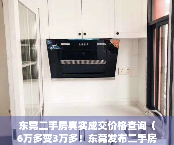 东莞二手房真实成交价格查询（6万多变3万多！东莞发布二手房参考价）(东莞二手房成交及价格走势)