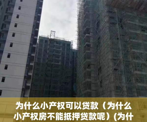为什么小产权可以贷款（为什么小产权房不能抵押贷款呢）(为什么小产权的房子不能贷款)