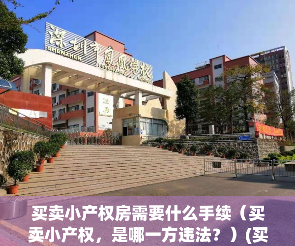 买卖小产权房需要什么手续（买卖小产权，是哪一方违法？）(买卖小产权房怎么签协议)