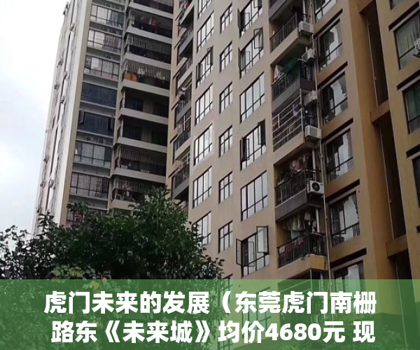 虎门未来的发展（东莞虎门南栅 路东《未来城》均价4680元 现房120套）