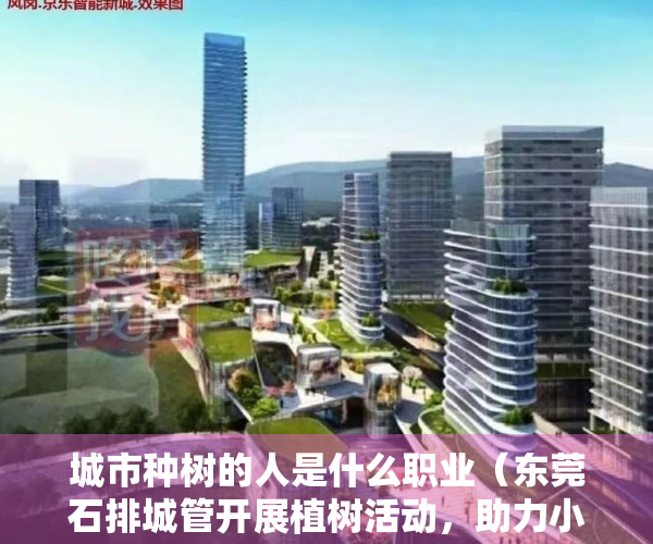 城市种树的人是什么职业（东莞石排城管开展植树活动，助力小镇品质提升）