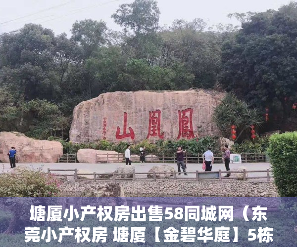 塘厦小产权房出售58同城网（东莞小产权房 塘厦【金碧华庭】5栋花园统建楼 两房388万起 三房488万起 带停车场 通天然气）