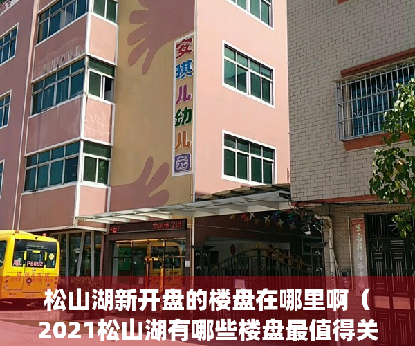 松山湖新开盘的楼盘在哪里啊（2021松山湖有哪些楼盘最值得关注）(松山湖新建楼盘)