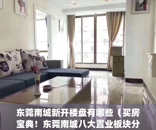 东莞南城新开楼盘有哪些（买房宝典！东莞南城八大置业板块分析！）(东莞南城楼盘房价最新消息)