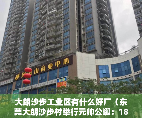 大朗沙步工业区有什么好厂（东莞大朗沙步村举行元帅公诞：180多名耆老为全村祈福祷告）