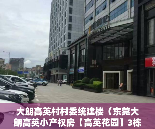 大朗高英村村委统建楼（东莞大朗高英小产权房【高英花园】3栋花园小区房，带车库，天燃气入户）