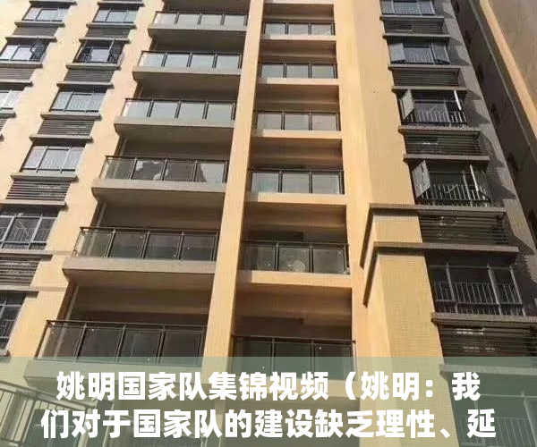 姚明国家队集锦视频（姚明：我们对于国家队的建设缺乏理性、延续性的思考 需要改进）