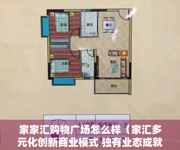 家家汇购物广场怎么样（家汇多元化创新商业模式 独有业态成就东莞商业新名片）