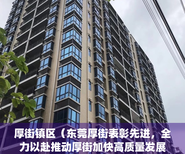 厚街镇区（东莞厚街表彰先进，全力以赴推动厚街加快高质量发展）(厚街镇党委领导班子成员)