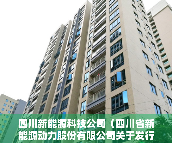 四川新能源科技公司（四川省新能源动力股份有限公司关于发行股份购买资产并募集配套资金暨关联交易申请获得深圳证券交易所受理的公告）