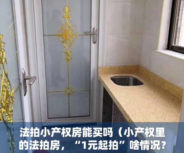 法拍小产权房能买吗（小产权里的法拍房，“1元起拍”啥情况？没那么容易捡到“便宜”）