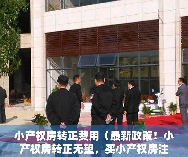 小产权房转正费用（最新政策！小产权房转正无望，买小产权房注意事项有哪些？）