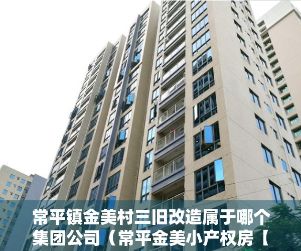 常平镇金美村三旧改造属于哪个集团公司（常平金美小产权房【富河花园】10栋花园小区，单价3980起）