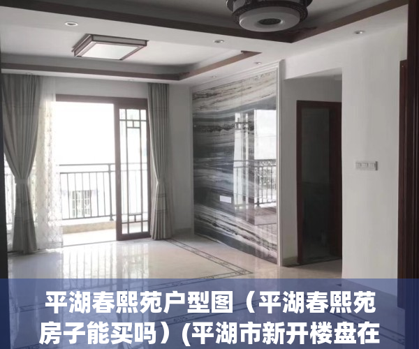 平湖春熙苑户型图（平湖春熙苑房子能买吗）(平湖市新开楼盘在售春泉里)