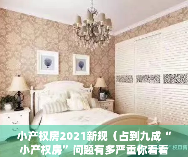 小产权房2021新规（占到九成“小产权房”问题有多严重你看看）(小产权房新政2021)