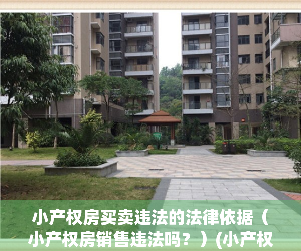 小产权房买卖违法的法律依据（小产权房销售违法吗？）(小产权房买卖法律风险)