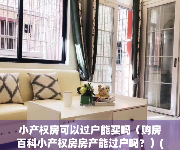 小产权房可以过户能买吗（购房百科小产权房房产能过户吗？）(小产权房能不能过户)