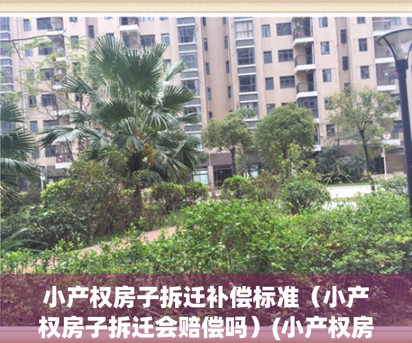 小产权房子拆迁补偿标准（小产权房子拆迁会赔偿吗）(小产权房屋拆迁有补偿吗)