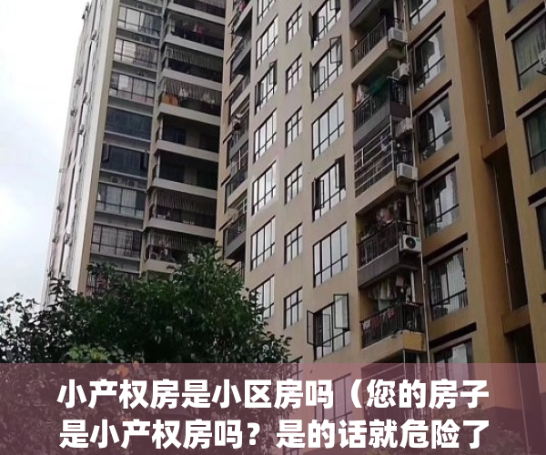 小产权房是小区房吗（您的房子是小产权房吗？是的话就危险了！！！）(小产权的房子属于商品房吗)