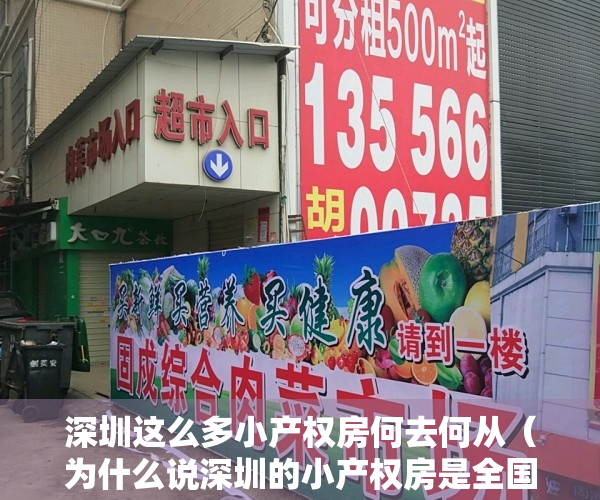 深圳这么多小产权房何去何从（为什么说深圳的小产权房是全国小产权房的例外？）