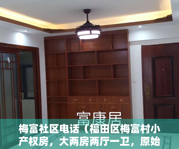 梅富社区电话（福田区梅富村小产权房，大两房两厅一卫，原始户型，民水民电，通燃气，158万）